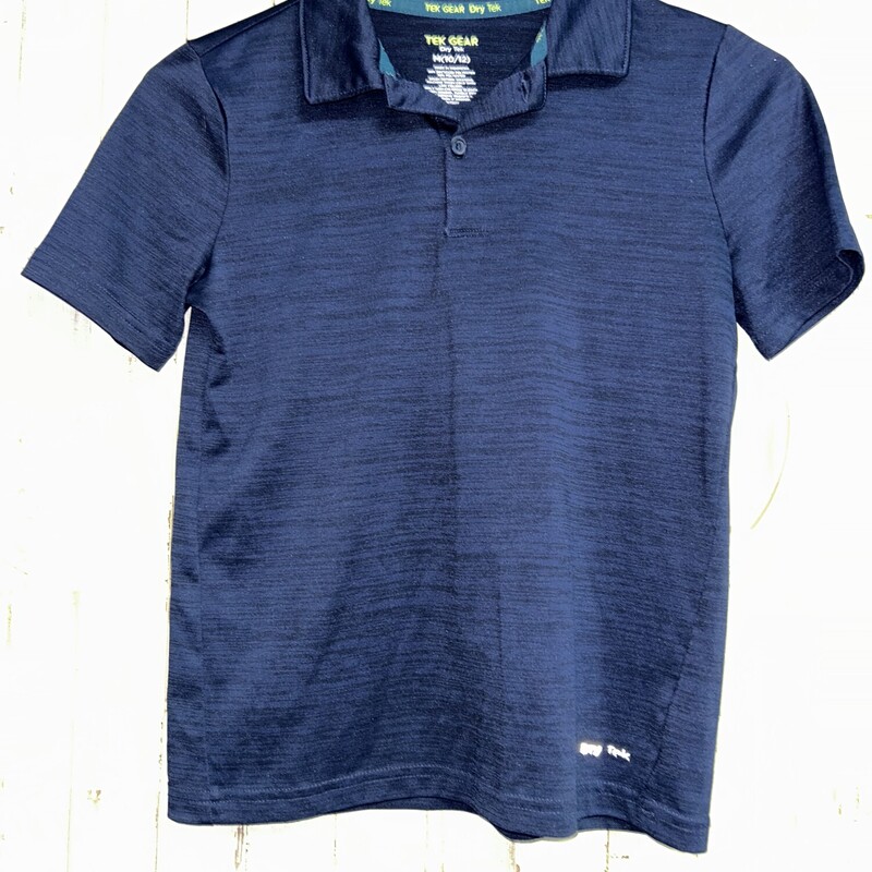 10/12 Navy Heather Polo, Navy, Size: Boy 10 Up