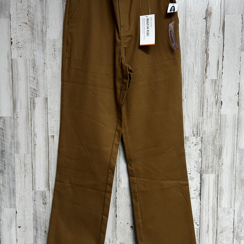 NEW 14 Tan Straight Pants, Tan, Size: Boy 10 Up