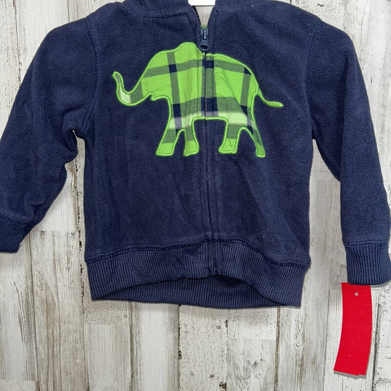 9M Navy Elephant Jacket, Navy, Size: Boy 0-9m