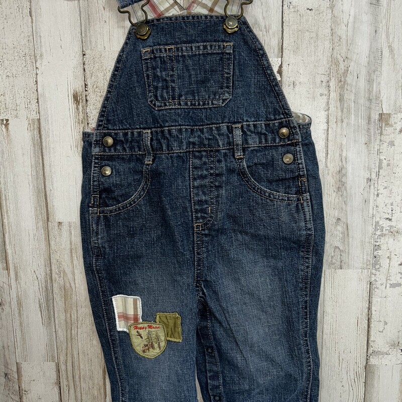 6/12M Patch Denim Overall