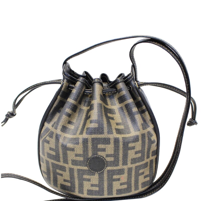 Fendi Bucket Crossbody
Black Tan
Size: 9x6x9H
Includes COA, Dust Bag & Fendi Shopping Bag
Excellent Condition
Founded in 1925, the high Italian fashion house of Fendi is renowned for their quality, glamour, and uniquely-creative designs. Fendi’s FF logo print is making a comeback by re-introducing the all-logo FF Capsule Collection, FF Reloaded, launched in Spring of 2018. From 1965 until his recent death in 2019, Karl Lagerfeld led Fendi for the longest collaboration in fashion, holding an innovative and cutting-edge legacy.