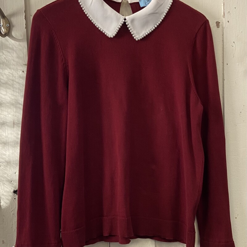 Bur Pearl Collar Sweater