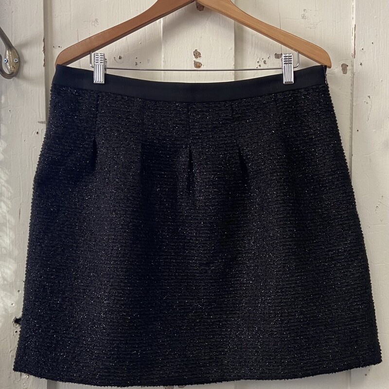 Blk Sparkle Pleat Skirt<br />
Black<br />
Size: 12