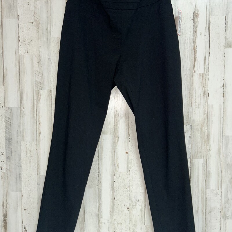 Sz12 Black Pull On Pants