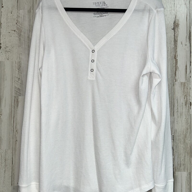 XL White Thermal Tee, White, Size: Ladies XL