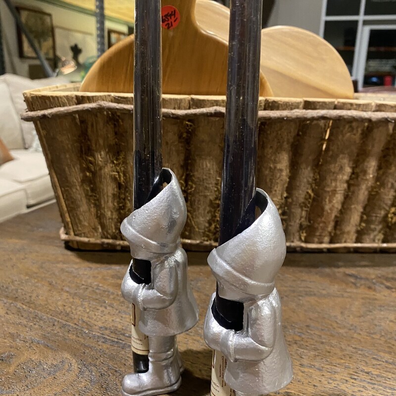 Elf Pewter Candle Holders