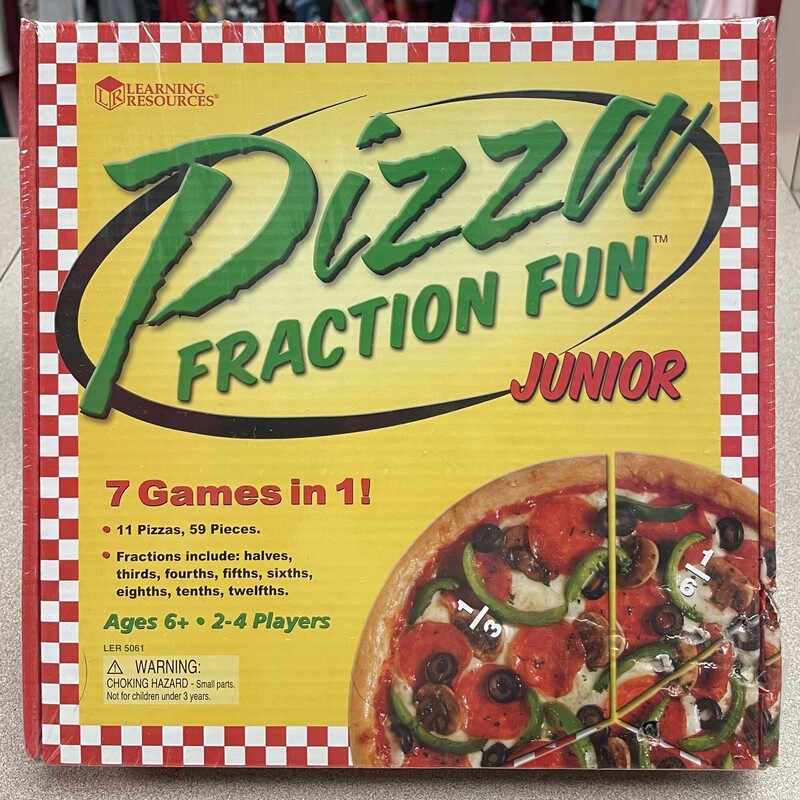 Pizza Fraction Fun, Multi, Size: 6Y+
NEW