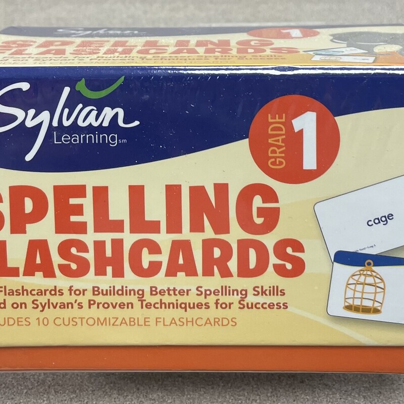 Spelling Flash Cards, Multi, Size: NEW
Grade 1