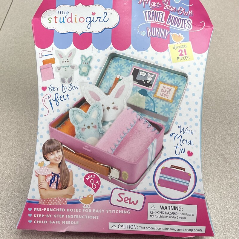 My Studio Girl Make Your Own Travel Buddies Multi, Size: NEW