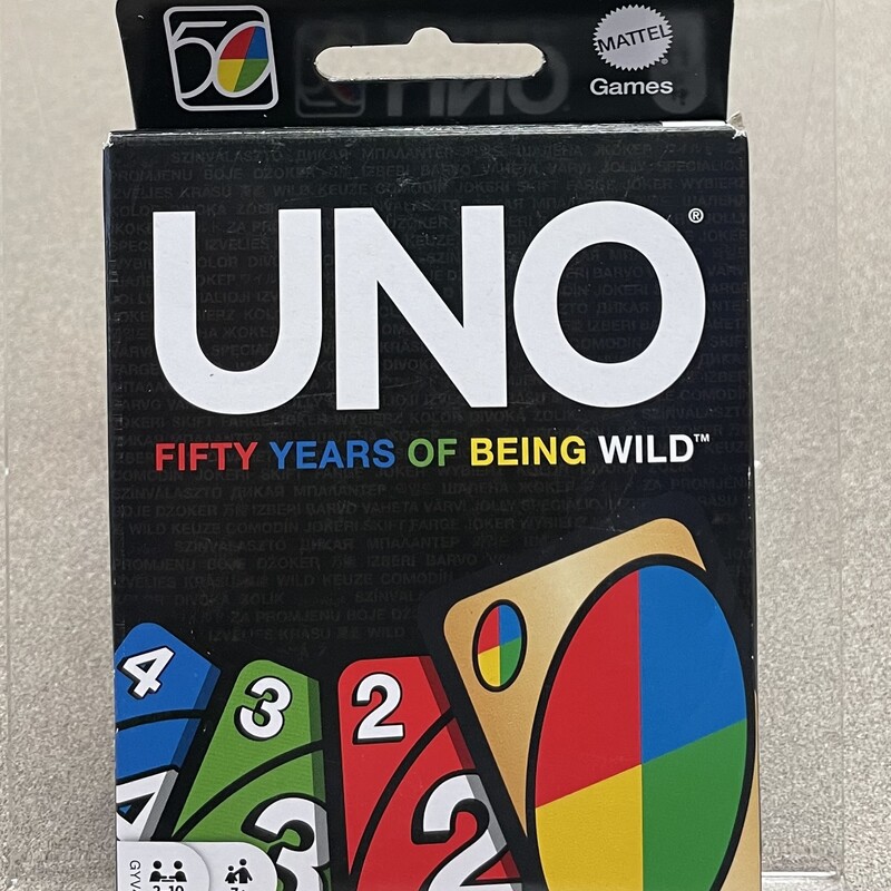 Uno Game Card, Multi, Size: NEW