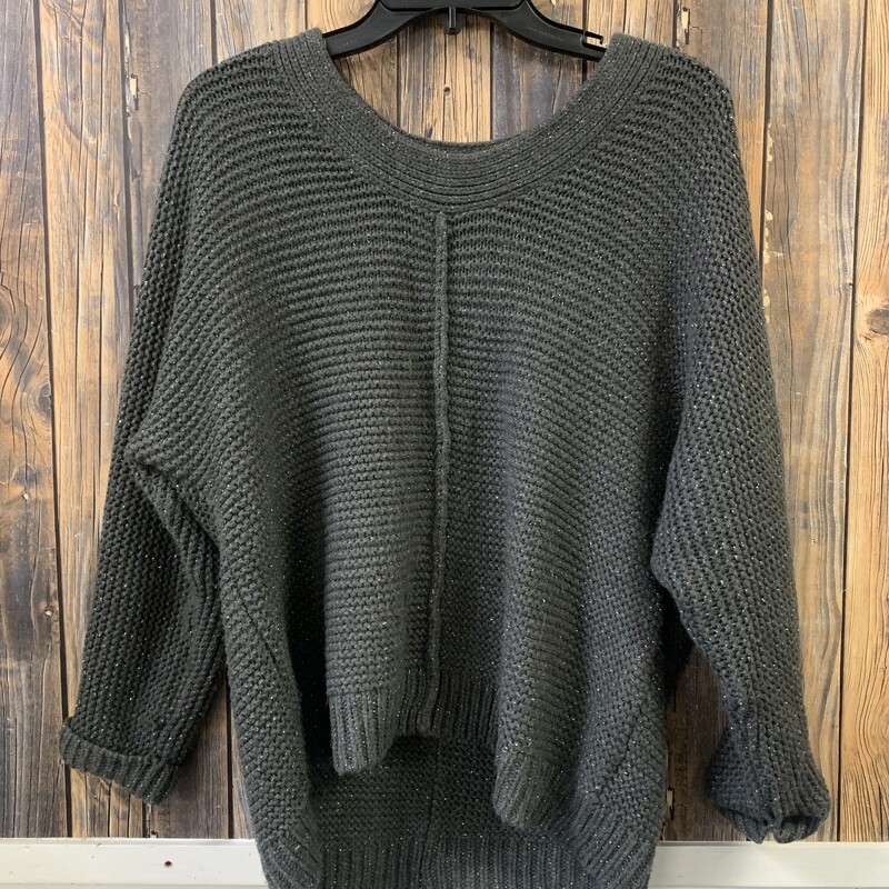 Gray Sparkle Sweater, Size: M