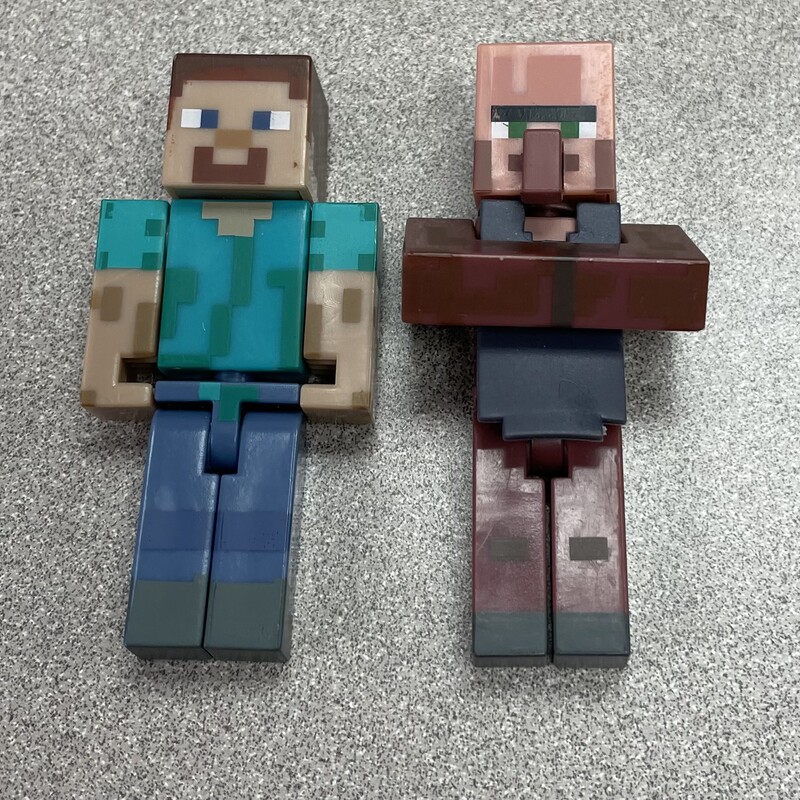 Minecraft Figures, Multi, Size: 3Y+