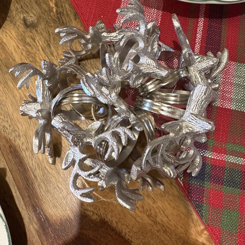 Stag Napkin Rings<br />
<br />
Set of 12