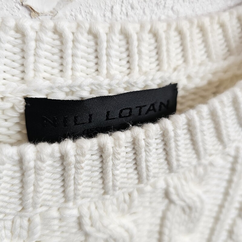 Nili Lotan, Cream, Size: Med