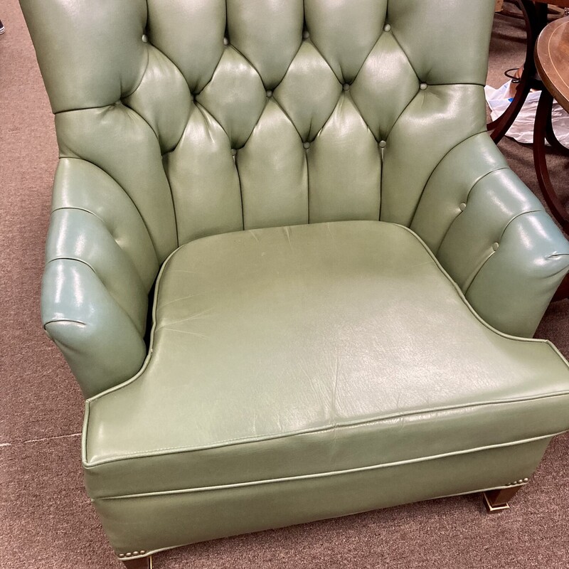 Green Leather Chair