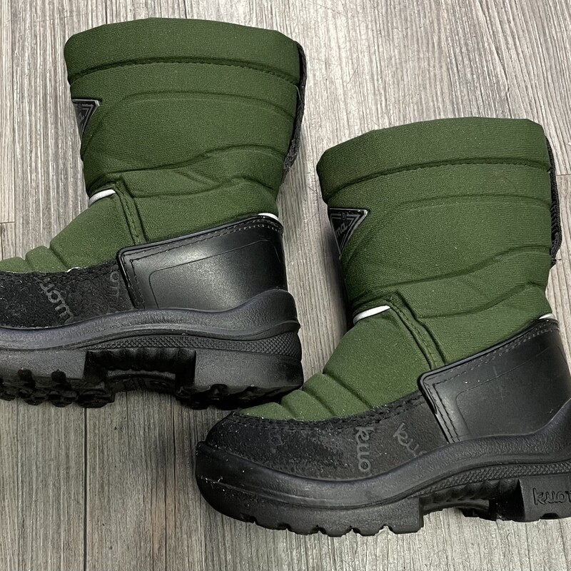 Kouma Winter Boots, Green, Size: 6T