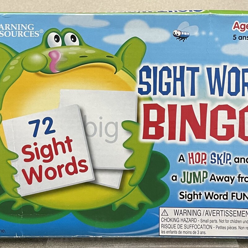 Sight Words Bingo, Multi, Size: Pre-owned
Complete