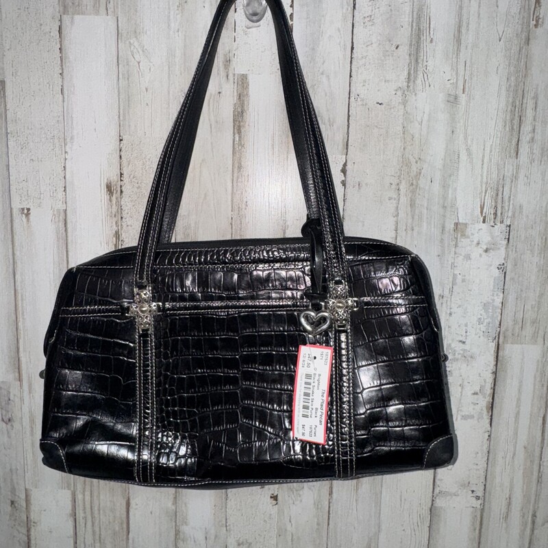 Black Snake Skin Purse