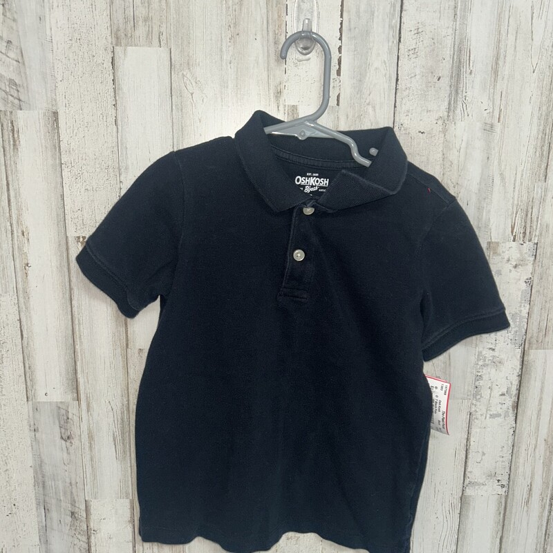 7 Black Polo, Black, Size: Boy 5-8