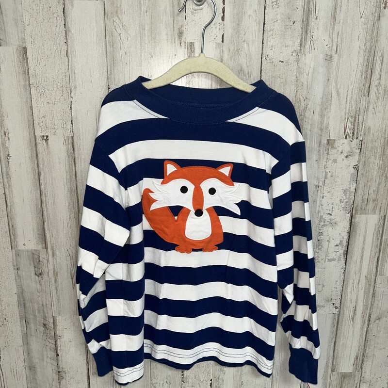 5/6 Navy Fox Applique Tee, Navy, Size: Boy 5-8