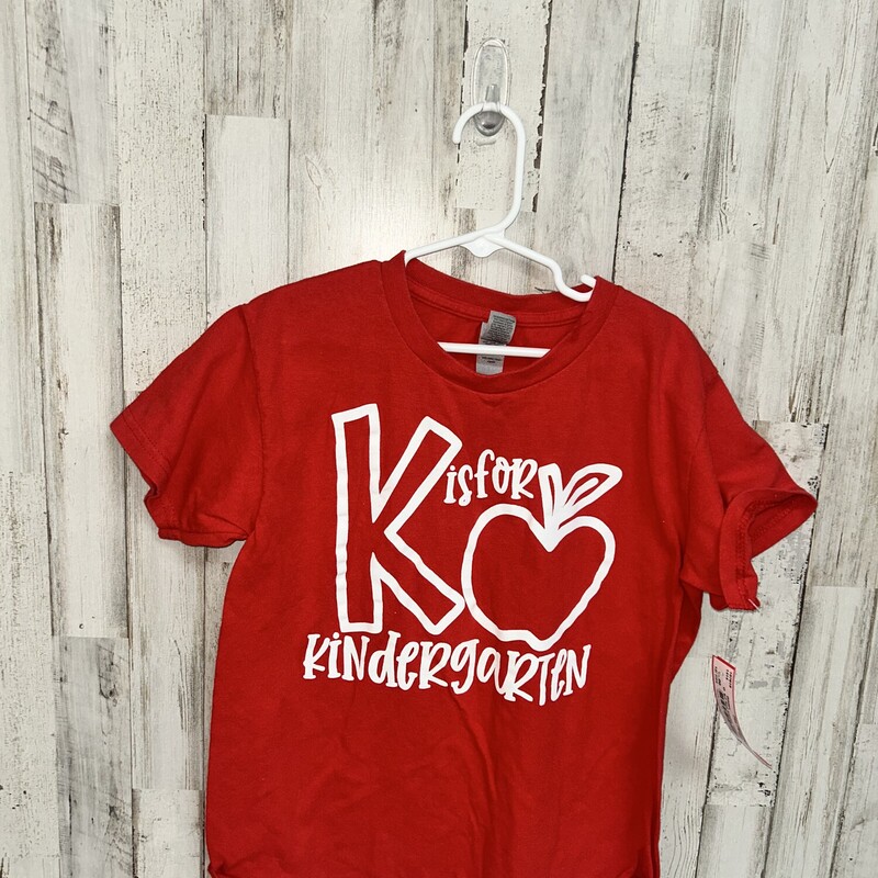 6/7 Red Kinder Tee, Red, Size: Boy 5-8