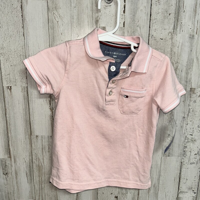 18M Pink Polo, Pink, Size: Boy 12-24m