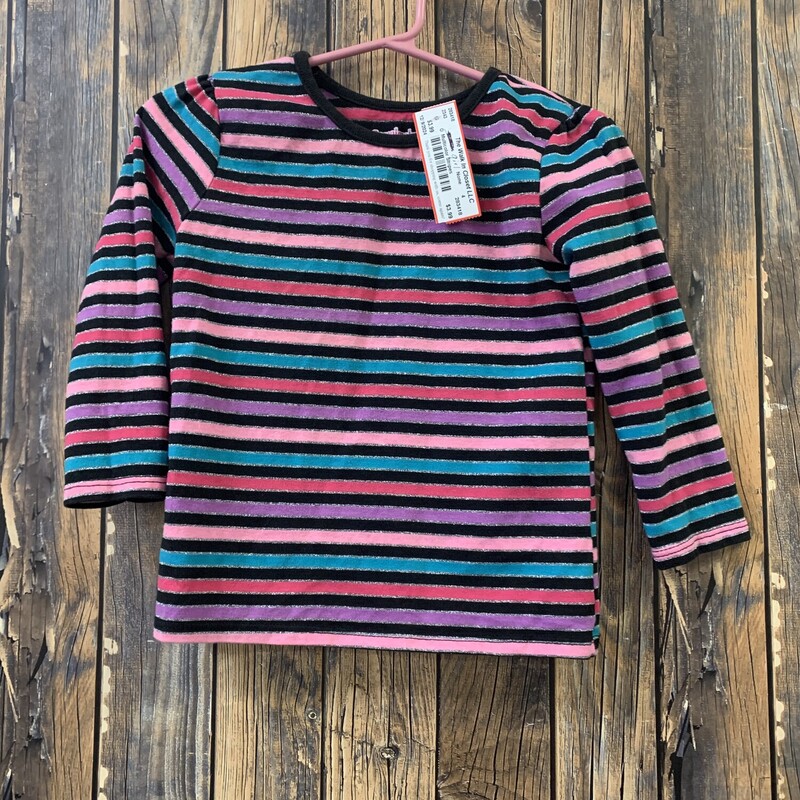 Multicolor Stripes, Size: 4