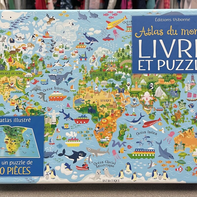 Atlas Du Monde Puzzle, Multi, Size: 300pcs
Pre-owned