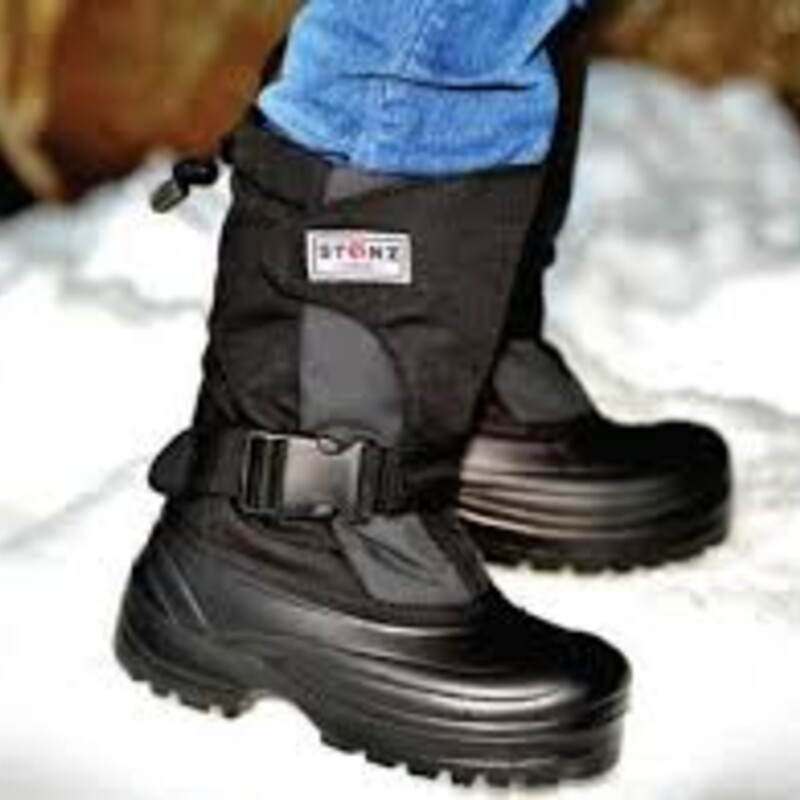 Stonz Trek Winter Boot, Black, Size: 2Y<br />
NEW!<br />
Made with care in Canada<br />
For temperatures that reach -50ºC<br />
Trek - One of the lightest snow boots on the market.<br />
Skid-resistant and non-slip sole.