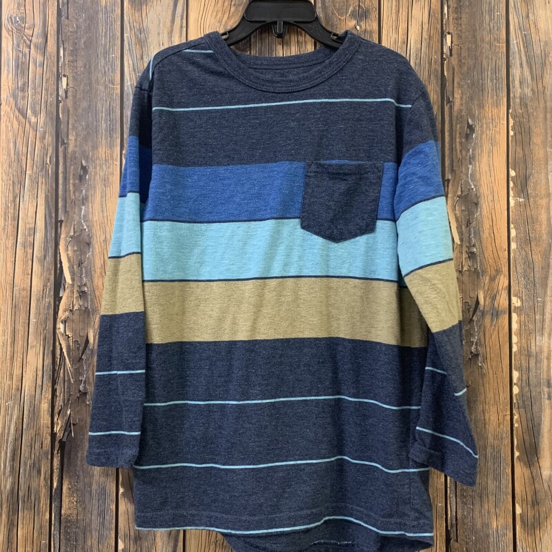 Blue/brown Stripe Shirt