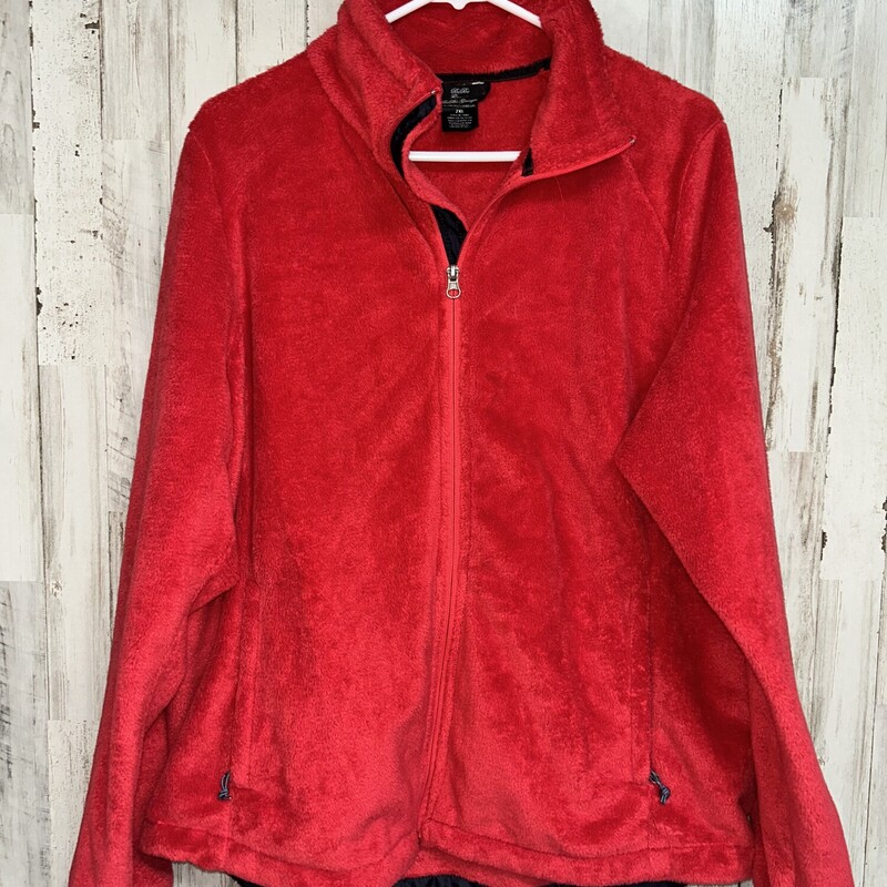 2X Red Fuzzy Jacket