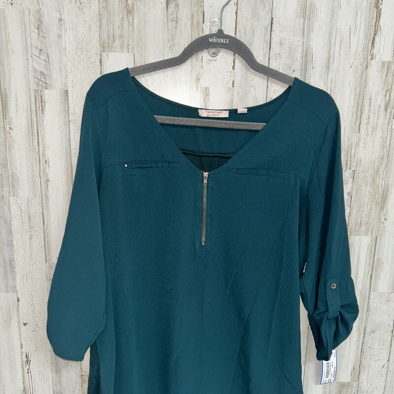 XL Emerald Zip Top