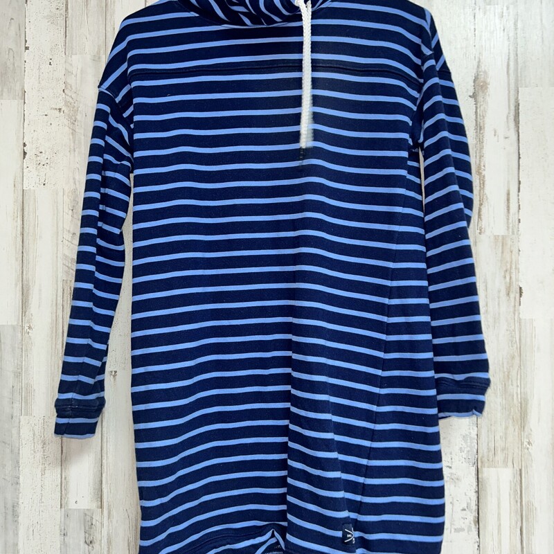 XS Blue Striped Cowl Top