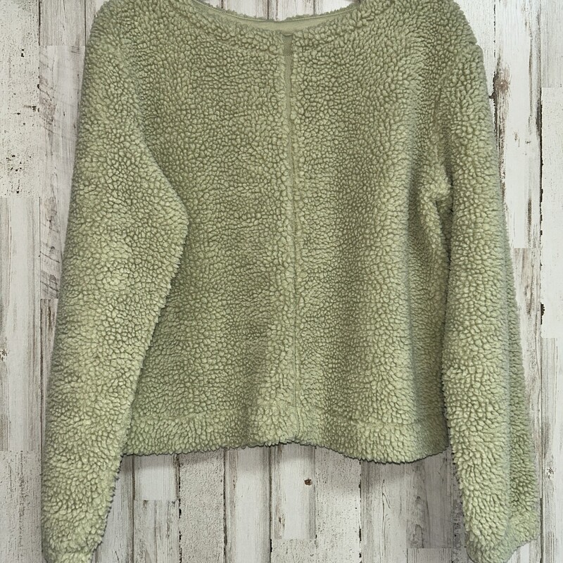 S Lime Sherpa Sweatshirt