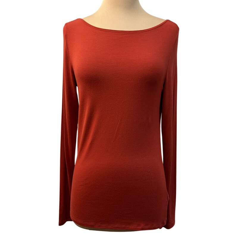 New Sarah Pacini Top<br />
From Quinn&Foster<br />
Color:  Brick<br />
Size: Small<br />
Retails for $150.00