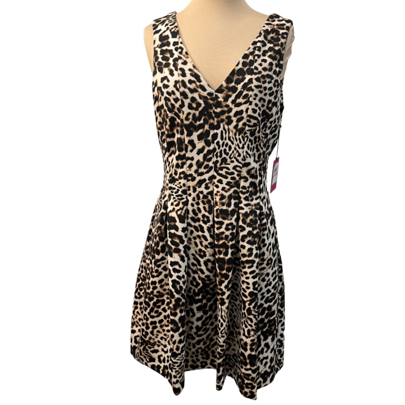 New Vince Camuto Dress<br />
Cheetah Pattern<br />
Sleeveless<br />
Size: 12<br />
Retails for $108.00