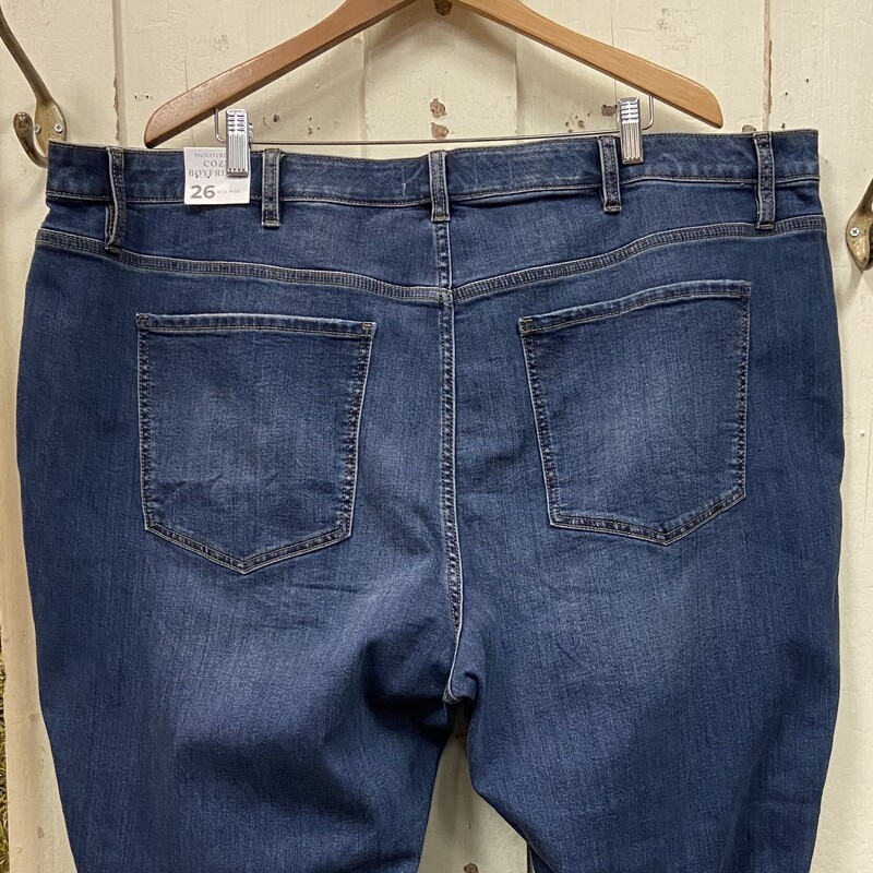 NWT Den Bling Cuff Jean<br />
Blue<br />
Size: 26 R $90