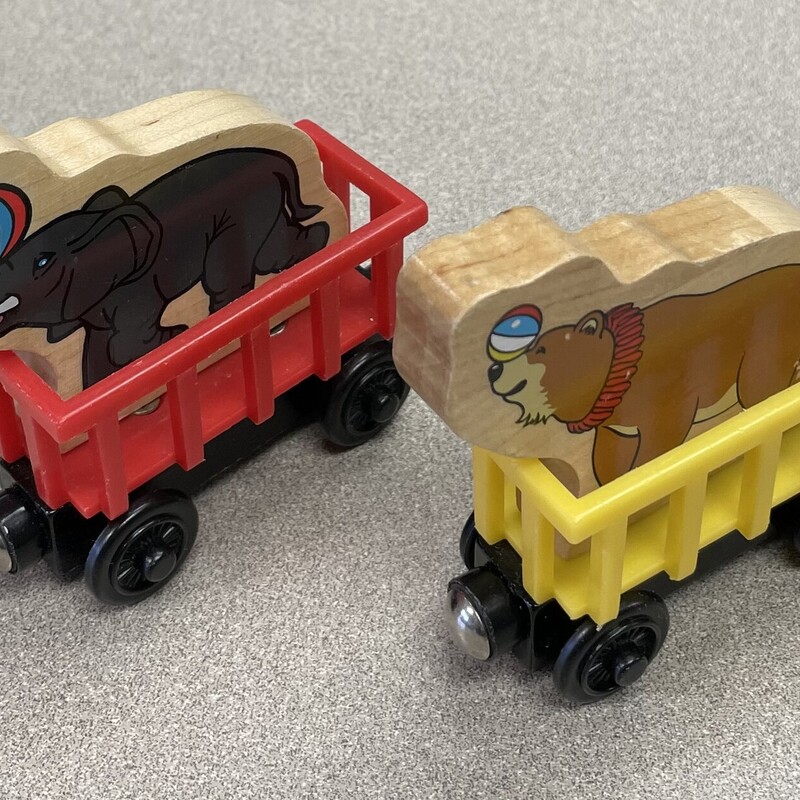 Thomas Circus Trains, Yellow/Red, Size: 4 Pcs
Bear & Elephant