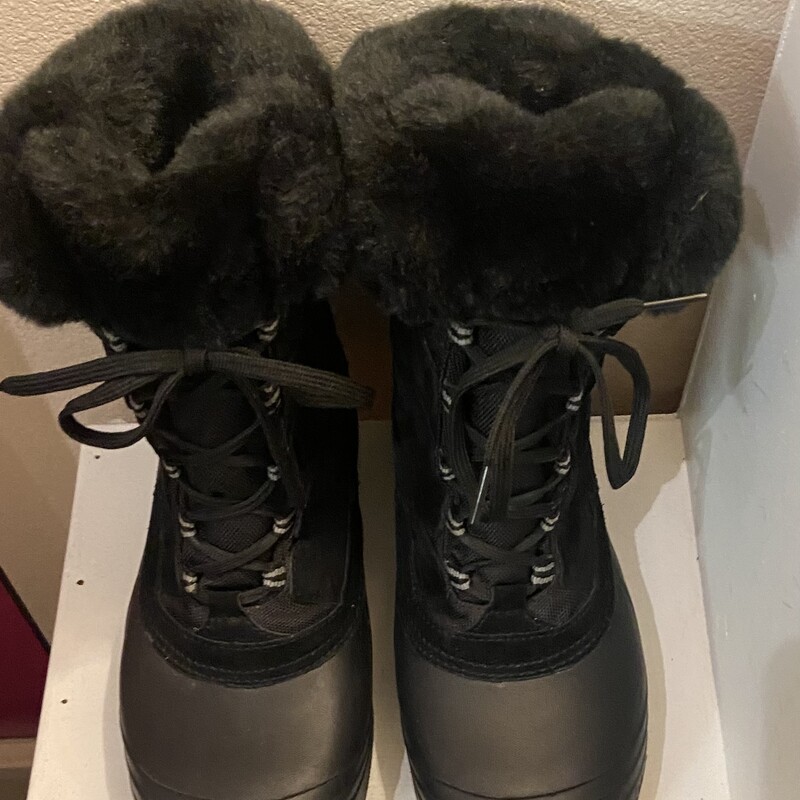 Blk Suede Winter Boots
Black
Size: 10