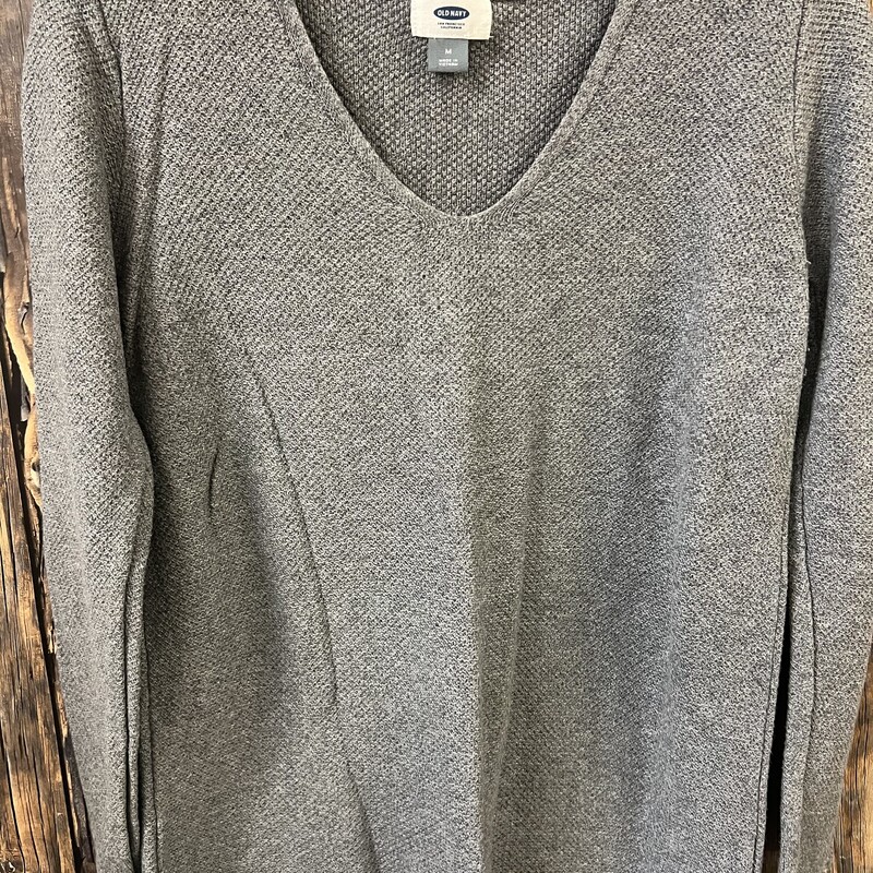 Gray Old Navy Vneck, Size: M