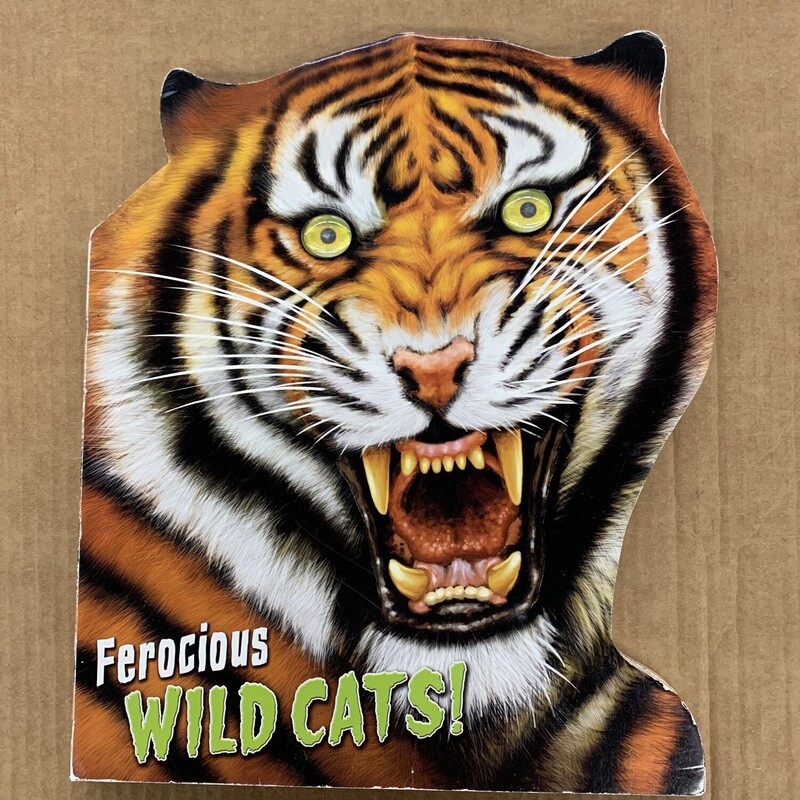 Ferocious Wild Cats, Size: Board, Item: Book