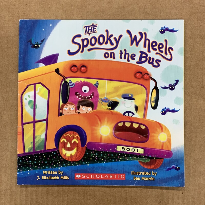 Spooky Wheels On The Bus, Size: Back, Item: Paper