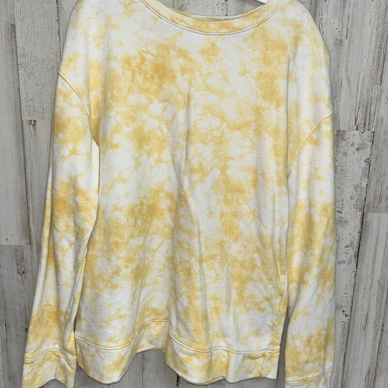 10/12 Yellow Dye Sweatshi, Yellow, Size: Girl 10 Up