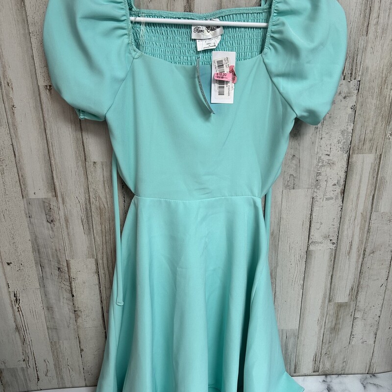 12 Teal Tie Back Dress, Teal, Size: Girl 10 Up