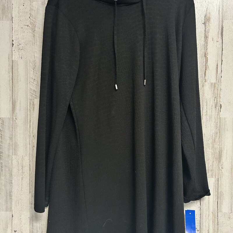 XL Black Hooded Tunic