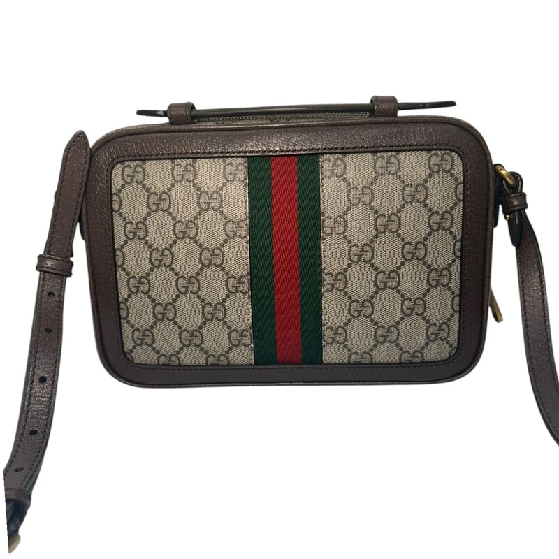 Gucci Small Ophidia Web Camera<br />
<br />
Style Code: 739392 525040<br />
<br />
Dimensions:<br />
9.4W x 6.3H x 2.7D<br />
Strap Drop:  21.2<br />
<br />
Excellent condition<br />
<br />
Does come original dust bag. No box.