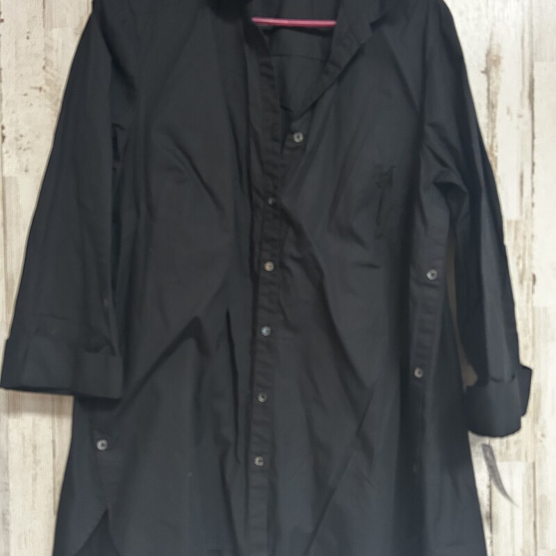 XL Black Button Up