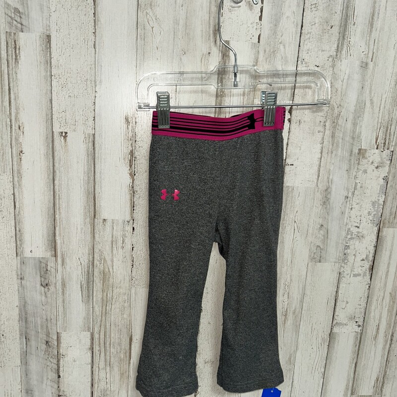 18M Grey Logo Flares, Grey, Size: Girl 18-24