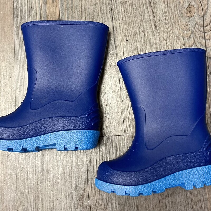 Blue Rain Boots, Blue, Size: 5T