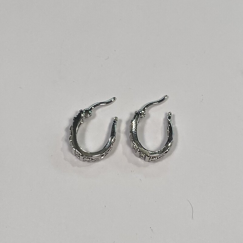 NEW Strl Diamond Hoops<br />
Strl/clr<br />
Size: R $109